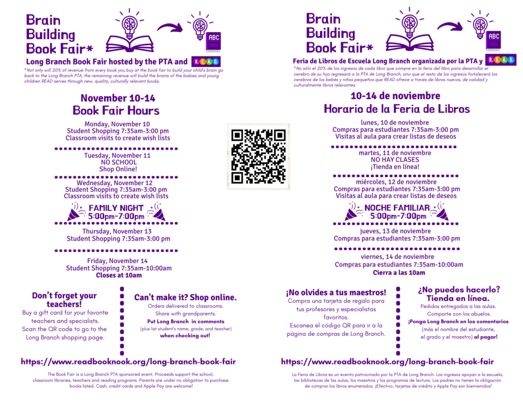 flyer for 2025 book fiar