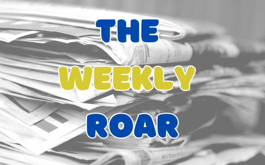 banner that reads "The Weekly Roar"