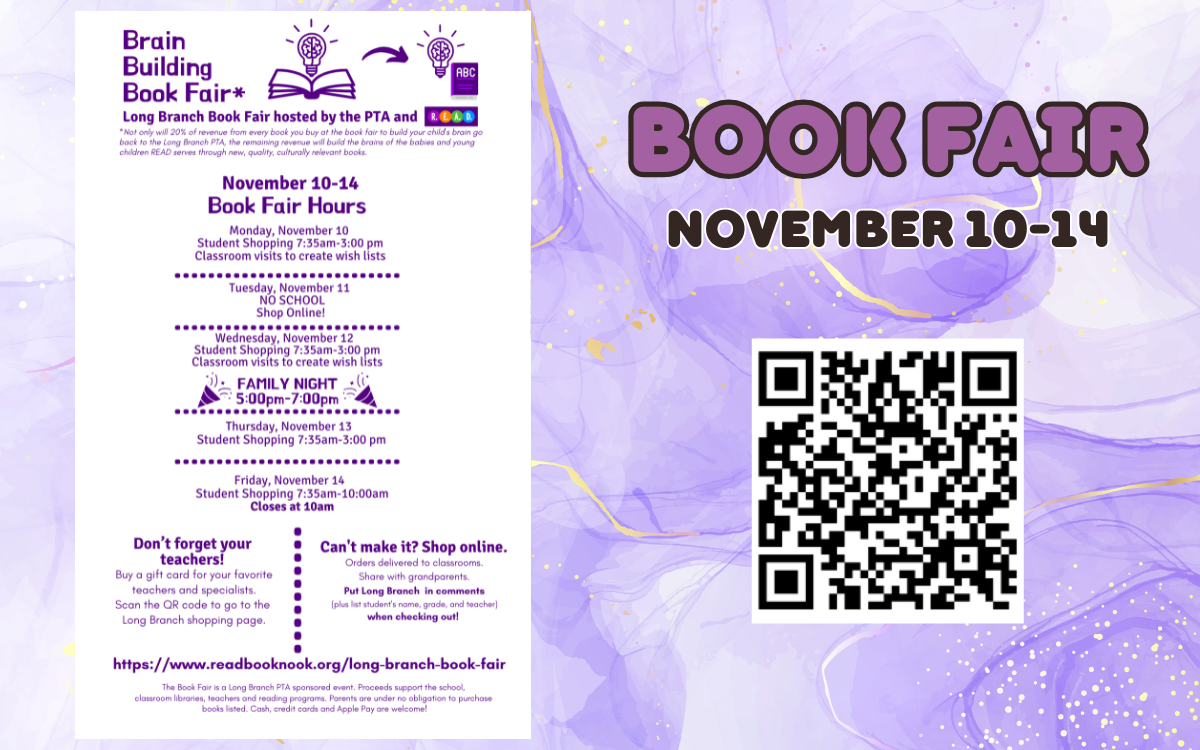 flyer for 2025 book fair